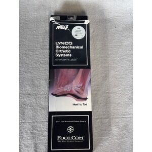 Lynco Apex Biomechanical Orthotic‎ Systems L600 Insole Inserts Women's Size W08